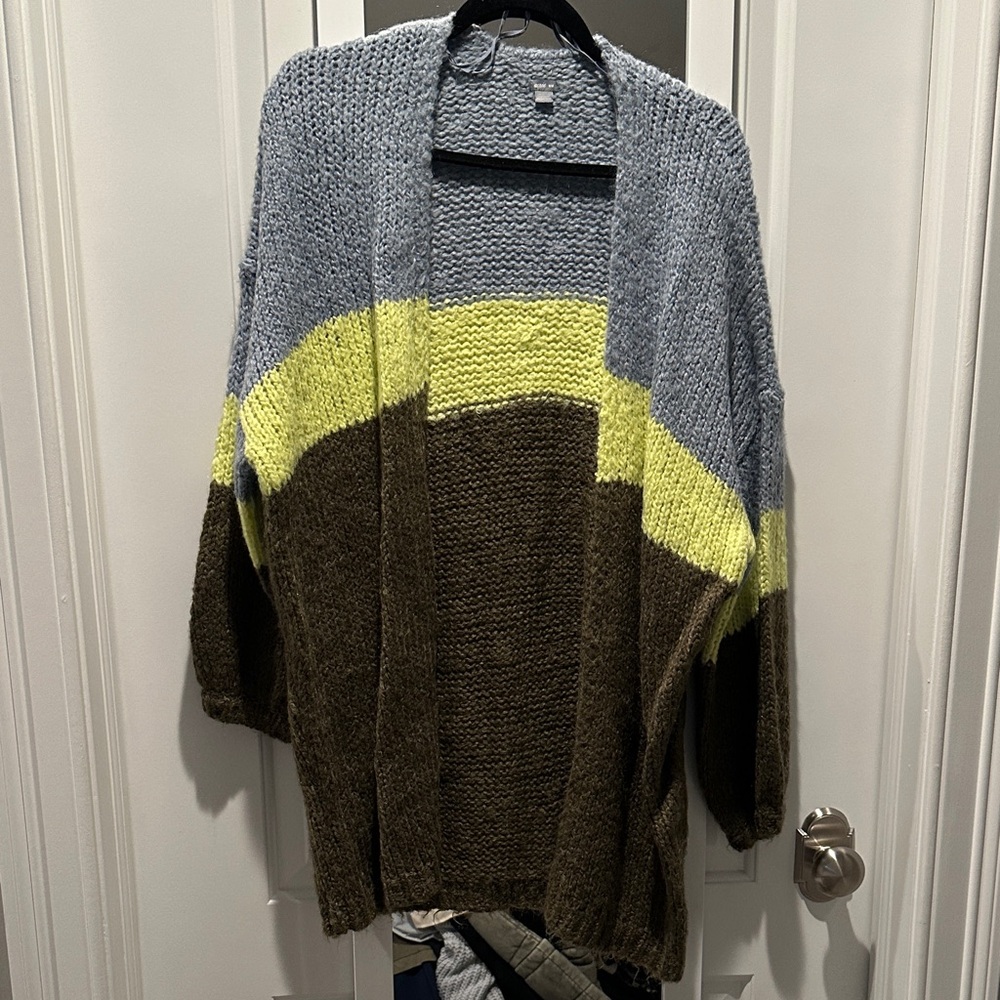 Aerie Multicolor Knit Cardigan